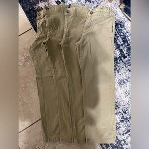 Children’s place boys khaki pants size 8 (4 pair)